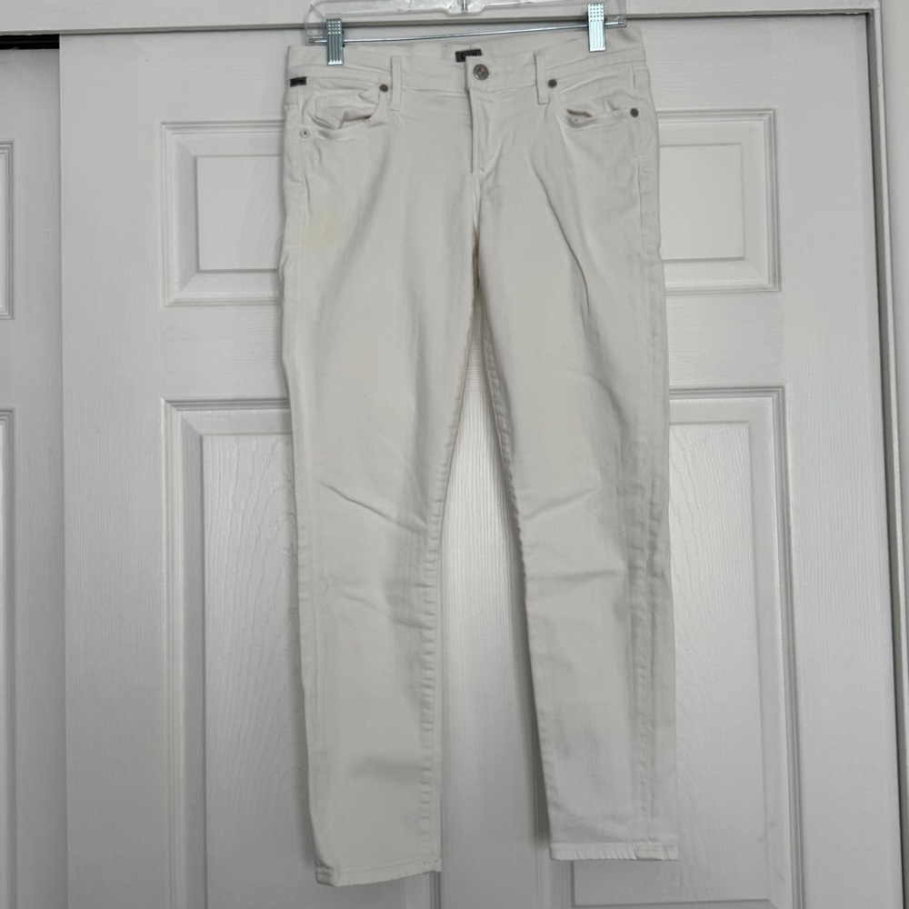 CITIZENS OF HUMANITY | Avedon Ankle ultra skinny jeans WHITE SIZE 28